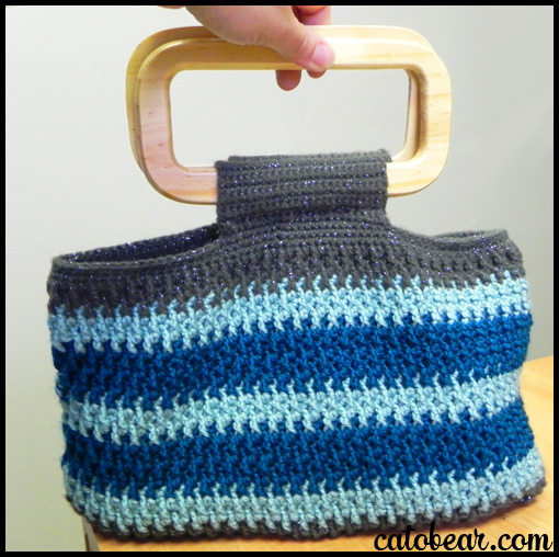 chroma crochet bag
